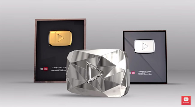 youtube awards red diamond